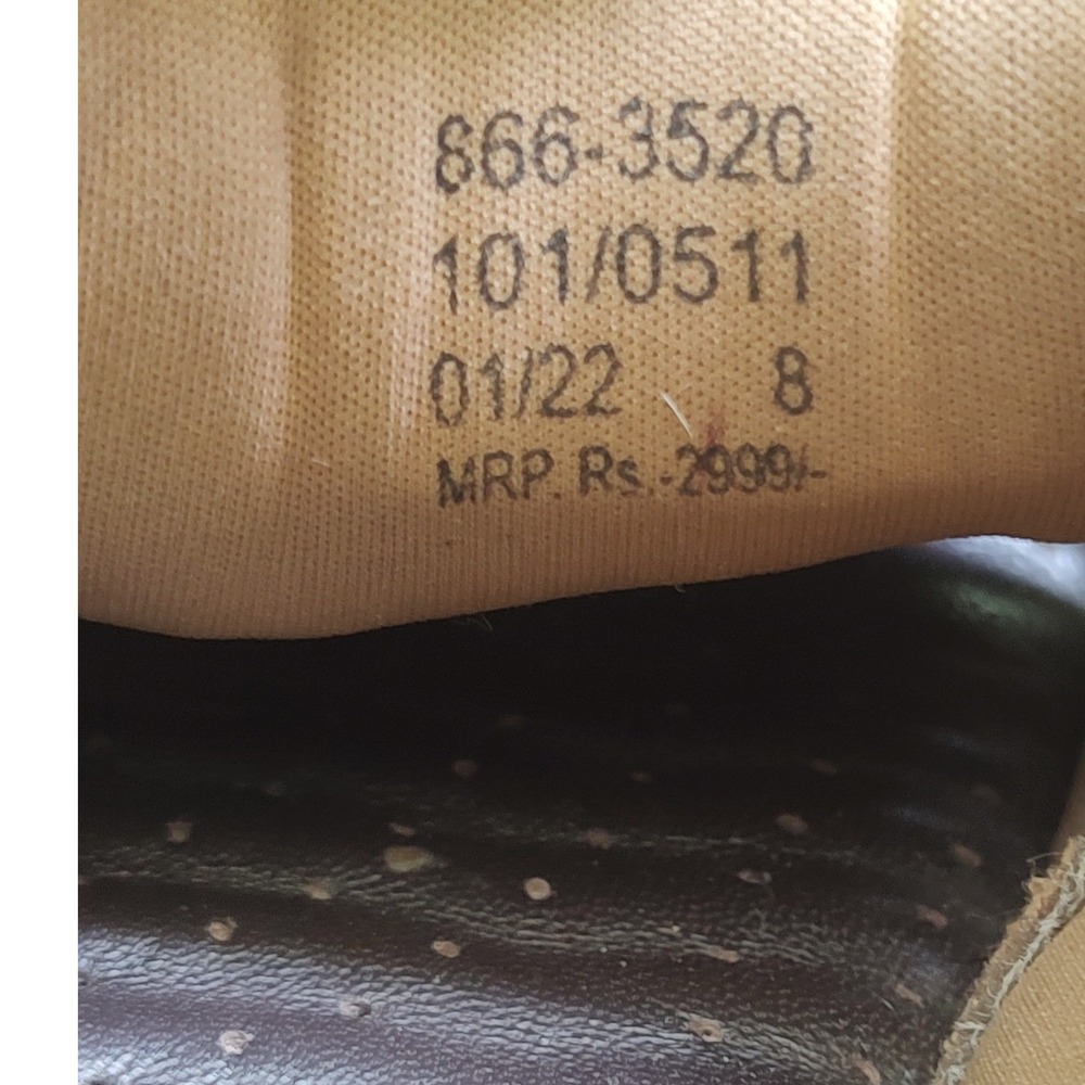 Scholl Massagio Mens Fisherman Sandals Tan Leather Closed Toe Size 8 866-3520